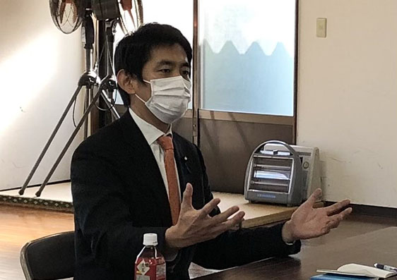 意見交換会開催（花見川区千種町後援会支部役員）